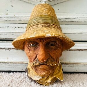 Bossons Rumanian Chalkware Head 1971